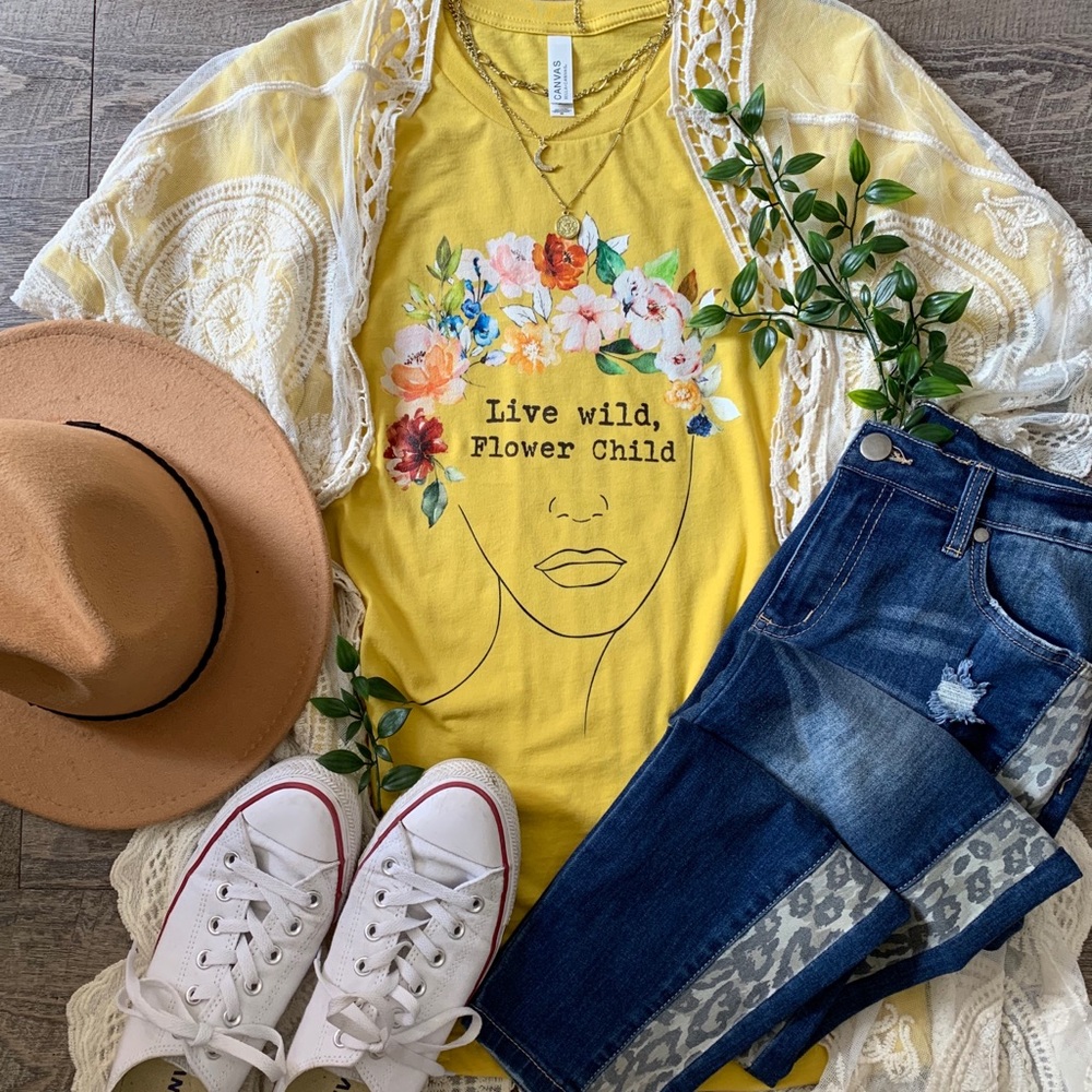 ARRIVED‼️  Wild, Flower Child Graphic Tee